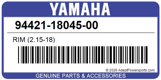 Yamaha 94421-18045-00 Rim (2.15-18)