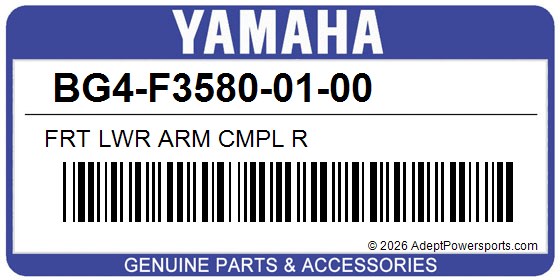 Yamaha BG4-F3580-01-00 Frt Lwr Arm Cmpl R