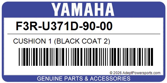 Yamaha F3R-U371D-90-00 Cushion 1 (Black Coat 2)