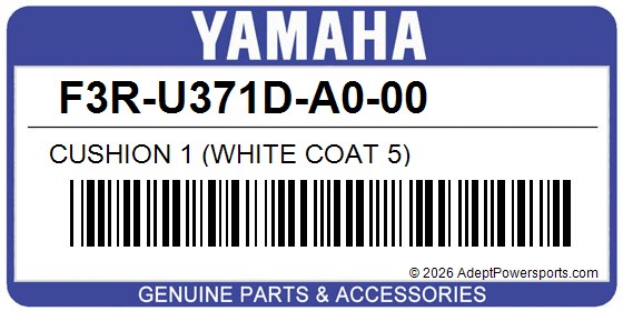 Yamaha F3R-U371D-A0-00 Cushion 1 (White Coat 5)