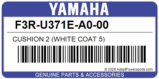 Yamaha F3R-U371E-A0-00 Cushion 2 (White Coat 5)