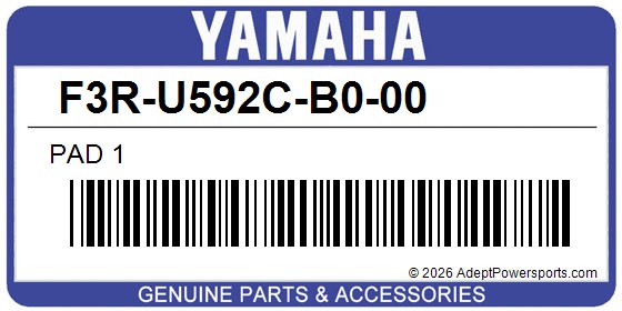 Yamaha F3R-U592C-B0-00 Pad 1