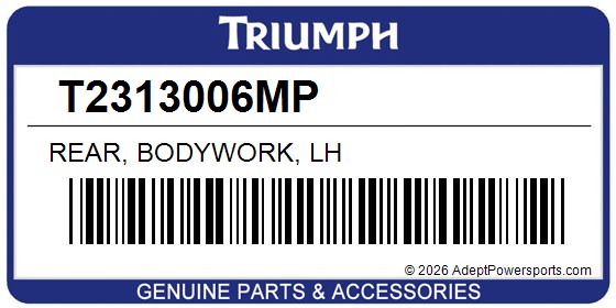 Triumph T2313006MP Rear, Bodywork, Lh