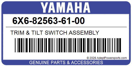 Yamaha 6X6-82563-61-00 Trim & Tilt Switch Assembly