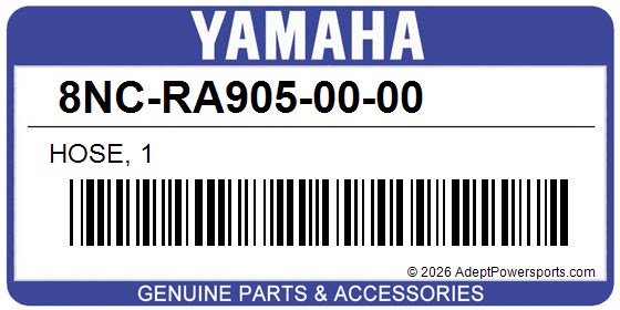 Yamaha 8NC-RA905-00-00 Hose, 1