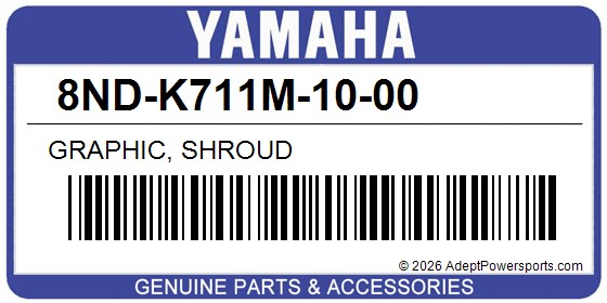 Yamaha 8ND-K711M-10-00 Graphic, Shroud