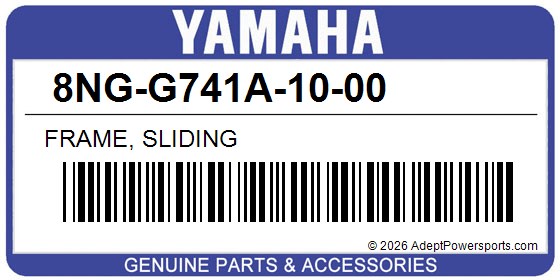 Yamaha 8NG-G741A-10-00 Frame, Sliding
