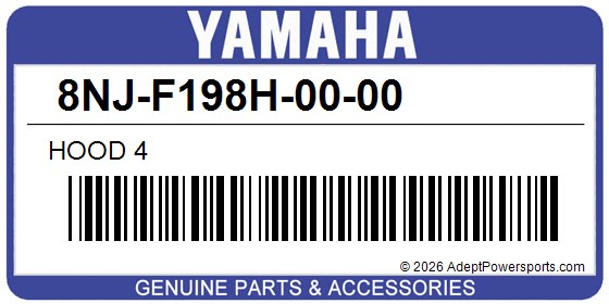 Yamaha 8NJ-F198H-00-00 Hood 4