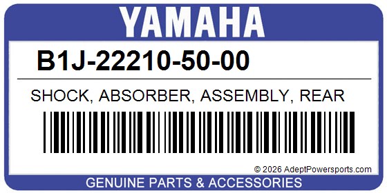 Yamaha B1J-22210-50-00 Shock, Absorber, Assembly, Rear