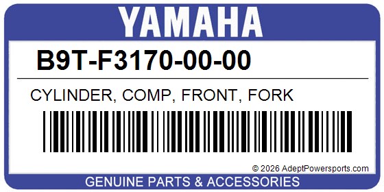 Yamaha B9T-F3170-00-00 Cylinder, Comp, Front, Fork