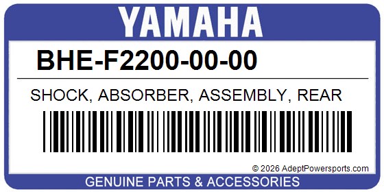 Yamaha BHE-F2200-00-00 Shock, Absorber, Assembly, Rear