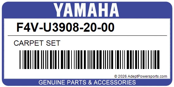 Yamaha F4V-U3908-20-00 Carpet Set
