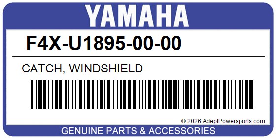 Yamaha F4X-U1895-00-00 Catch, Windshield