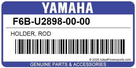 Yamaha F6B-U2898-00-00 Holder, Rod
