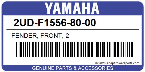 Yamaha 2UD-F1556-80-00 Fender, Front, 2