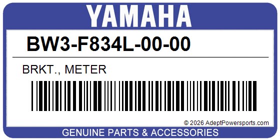 Yamaha BW3-F834L-00-00 Brkt., Meter