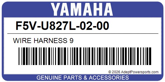 Yamaha F5V-U827L-02-00 Wire Harness 9