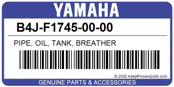 Yamaha B4J-F1745-00-00 Pipe, Oil, Tank, Breather