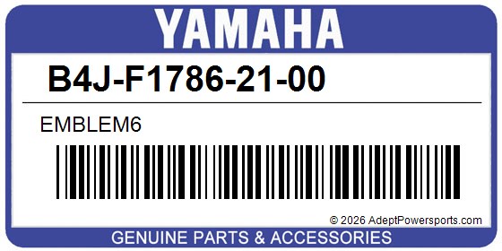 Yamaha B4J-F1786-21-00 Emblem6