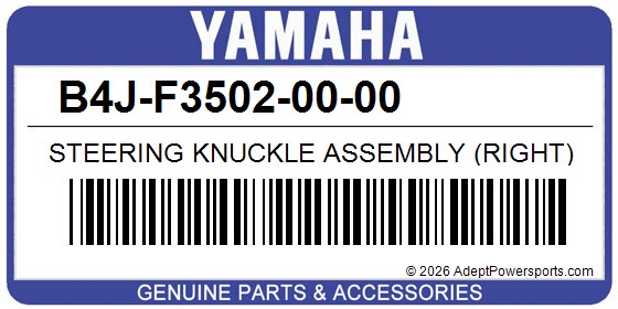 Yamaha B4J-F3502-00-00 Steering Knuckle Assembly (Right)