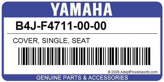 Yamaha B4J-F4711-00-00 Cover, Single, Seat