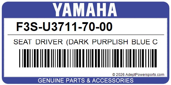 Yamaha F3S-U3711-70-00 Seat Driver (Dark Purplish Blue Coat 8)