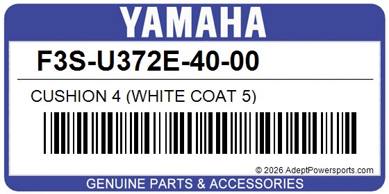 Yamaha F3S-U372E-40-00 Cushion 4 (White Coat 5)