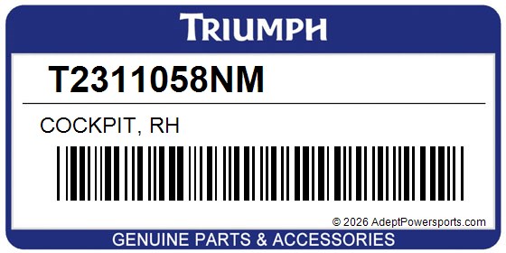 Triumph T2311058NM Cockpit, Rh