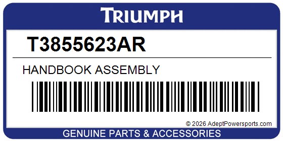 Triumph T3855623AR Handbook Assembly