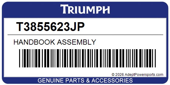 Triumph T3855623JP Handbook Assembly