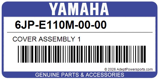 Yamaha 6JP-E110M-00-00 Cover Assembly 1