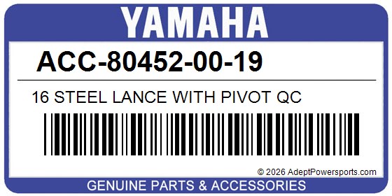 Yamaha ACC-80452-00-19 16 Steel Lance With Pivot Qc