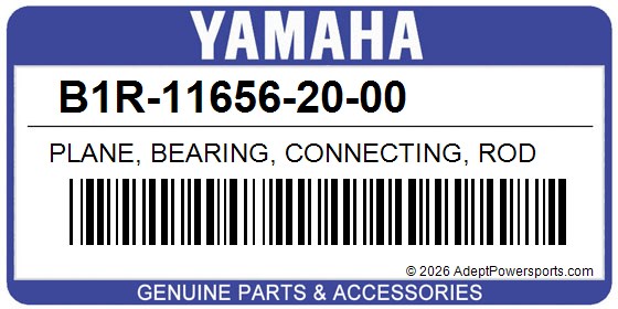 Yamaha B1R-11656-20-00 Plane, Bearing, Connecting, Rod