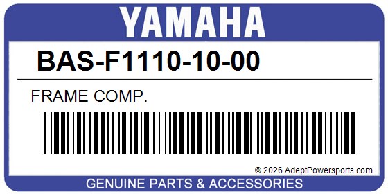 Yamaha BAS-F1110-10-00 Frame Comp.