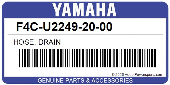 Yamaha F4C-U2249-20-00 Hose, Drain