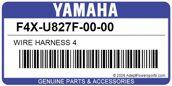 Yamaha F4X-U827F-00-00 Wire Harness 4