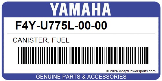 Yamaha F4Y-U775L-00-00 Canister, Fuel