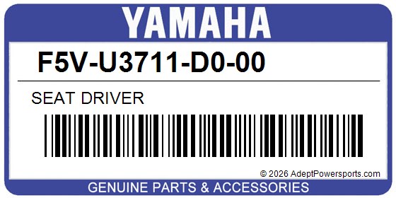 Yamaha F5V-U3711-D0-00 Seat Driver