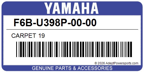 Yamaha F6B-U398P-00-00 Carpet 19