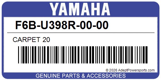 Yamaha F6B-U398R-00-00 Carpet 20