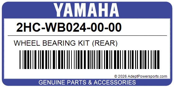 Yamaha 2HC-WB024-00-00 Wheel Bearing Kit (Rear)