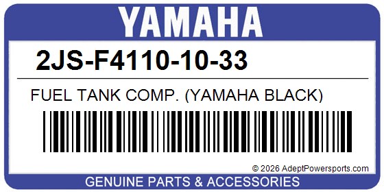 Yamaha 2JS-F4110-10-33 Fuel Tank Comp. (Yamaha Black)