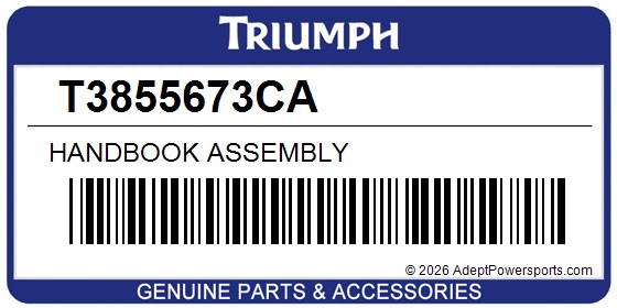 Triumph T3855673CA Handbook Assembly