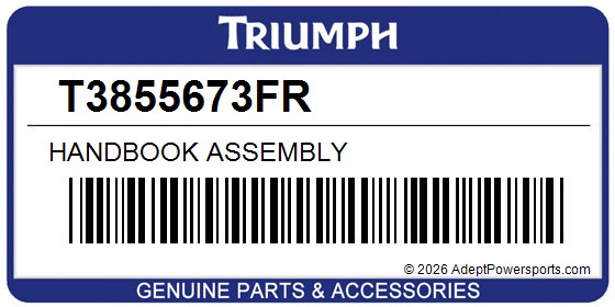 Triumph T3855673FR Handbook Assembly