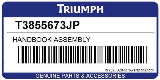 Triumph T3855673JP Handbook Assembly