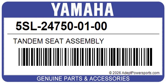 Yamaha 5SL-24750-01-00 Tandem Seat Assembly