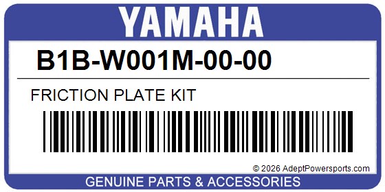 Yamaha B1B-W001M-00-00 Friction Plate Kit