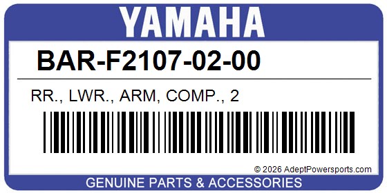 Yamaha BAR-F2107-02-00 Rr., Lwr., Arm, Comp., 2