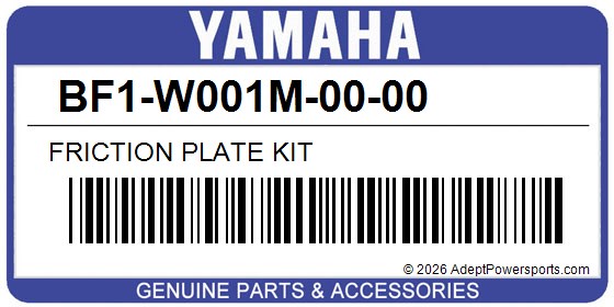 Yamaha BF1-W001M-00-00 Friction Plate Kit