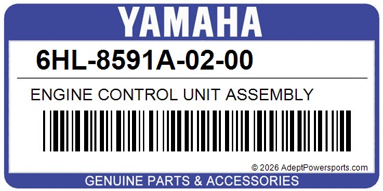 Yamaha 6HL-8591A-02-00 Engine Control Unit Assembly